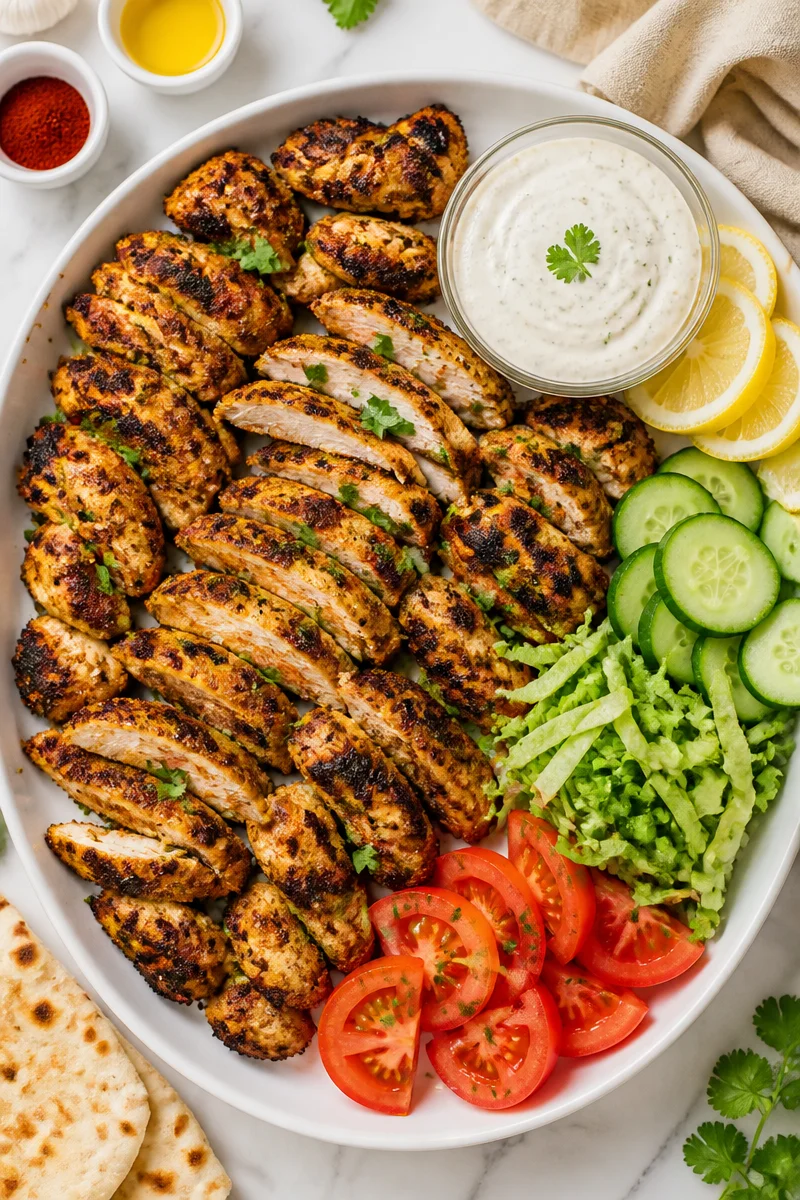 Easy Sheet Pan Chicken Shawarma Recipe