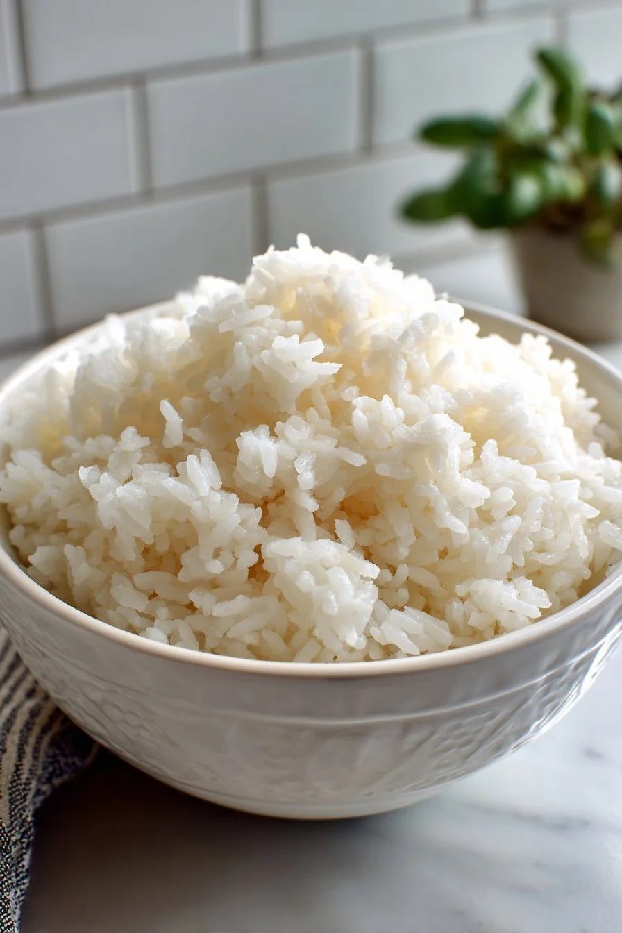 Fluffy Thai Style Coconut Rice