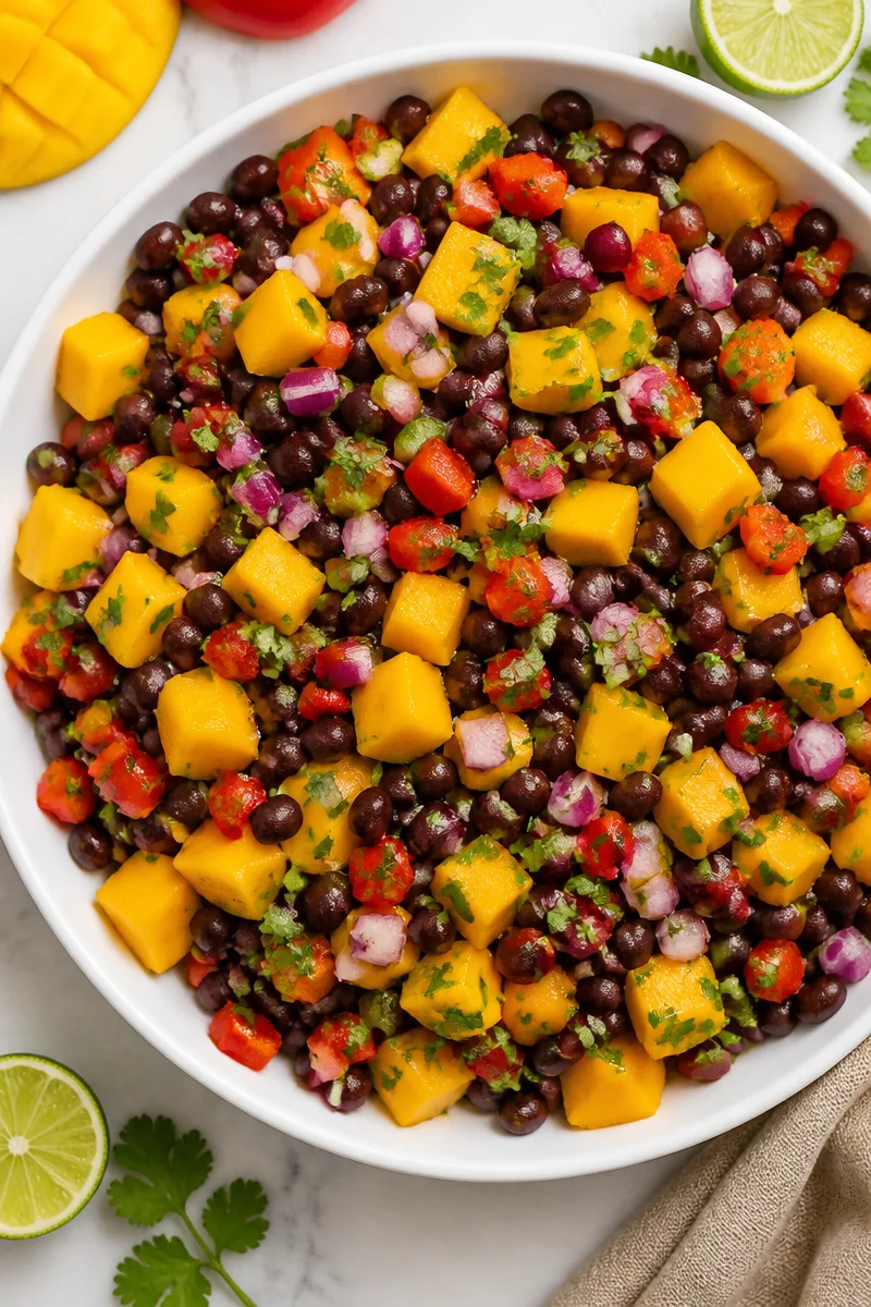 Fresh Mango Black Bean Salsa Recipe