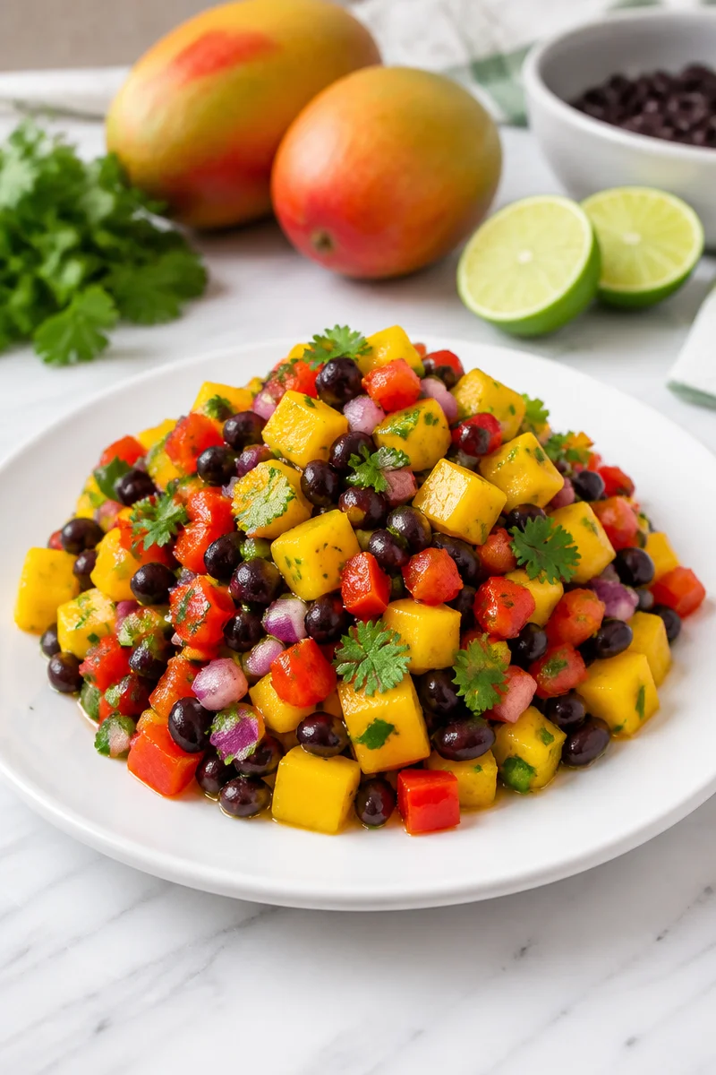 Fresh Mango Black Bean Salsa Recipe