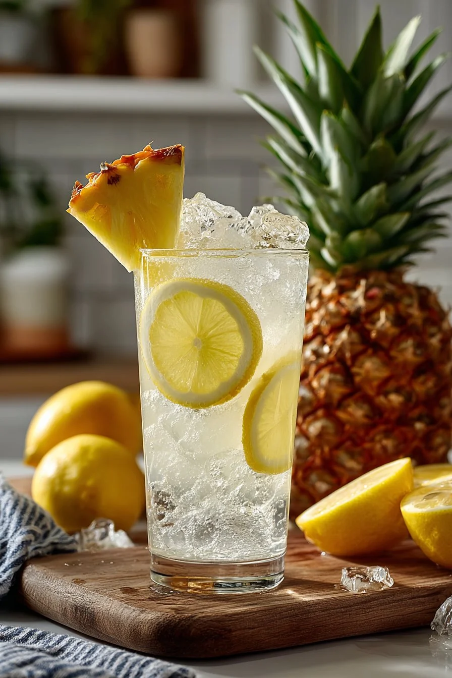 Fresh Squeezed Vodka Spiked Pineapple Lemonade