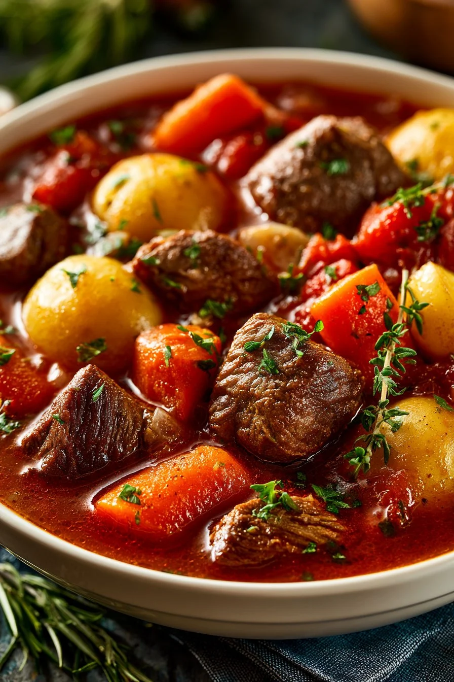 Grandma's Comforting Winter Beef Stew Recipe