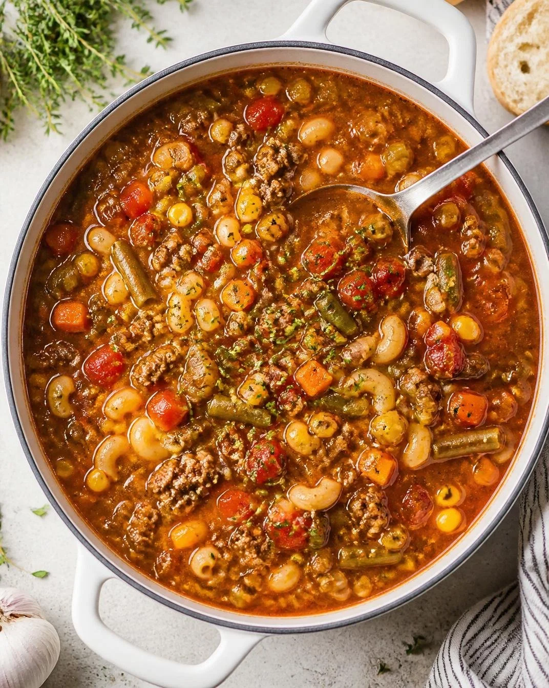Grandma's Hearty Hamburger Soup
