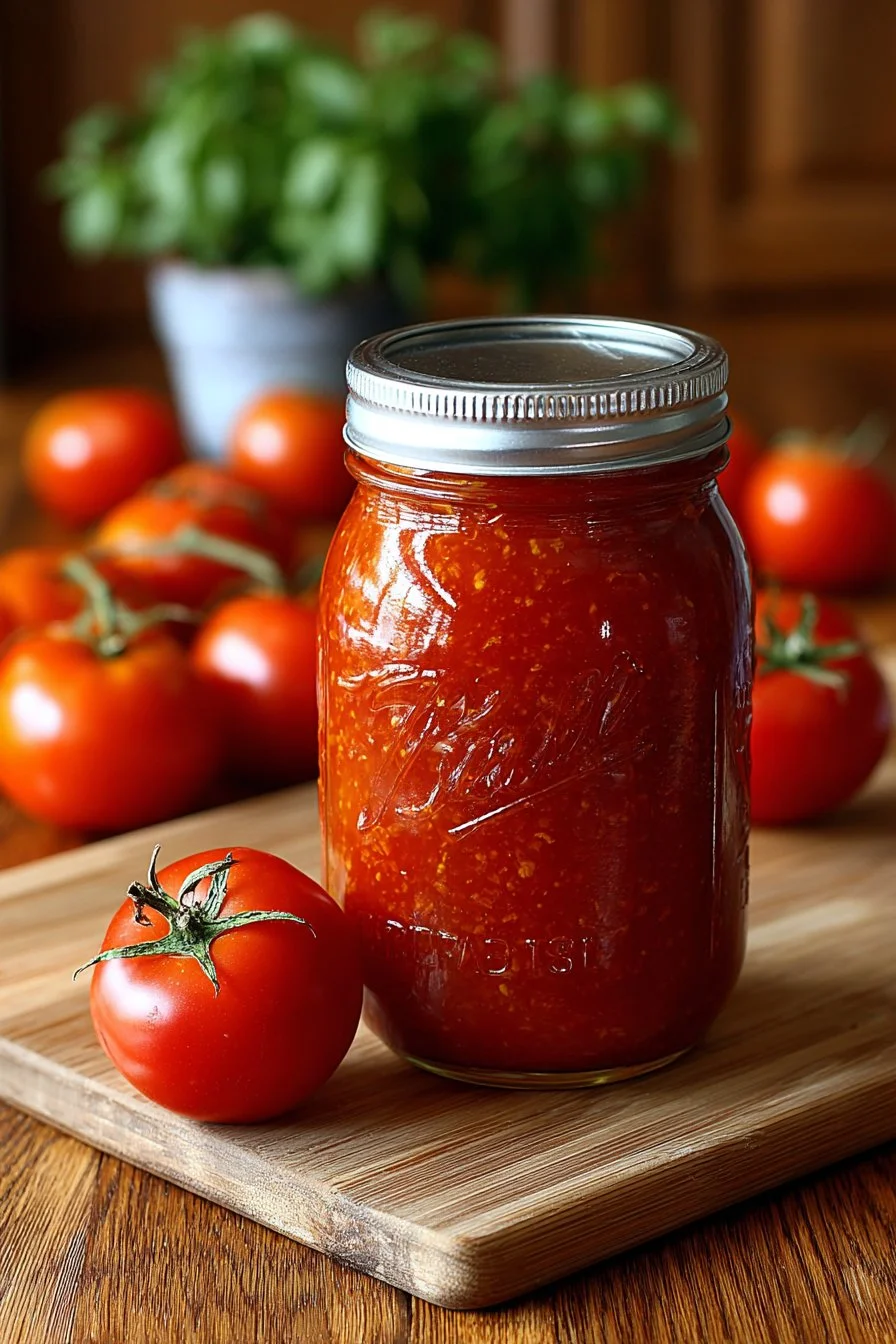 Grandma's Step by Step Canning Tomato Sauce