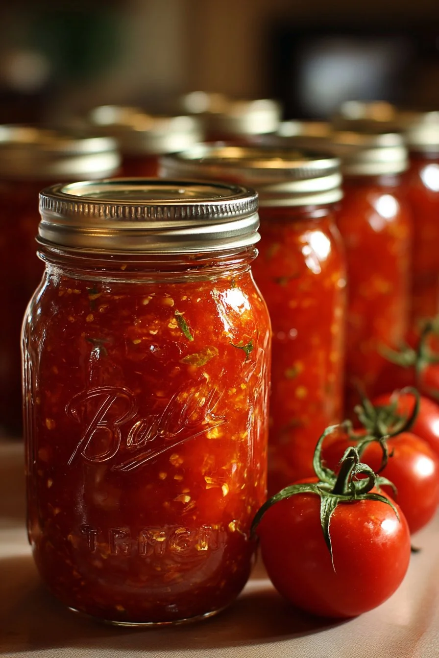 Grandma's Step by Step Canning Tomato Sauce