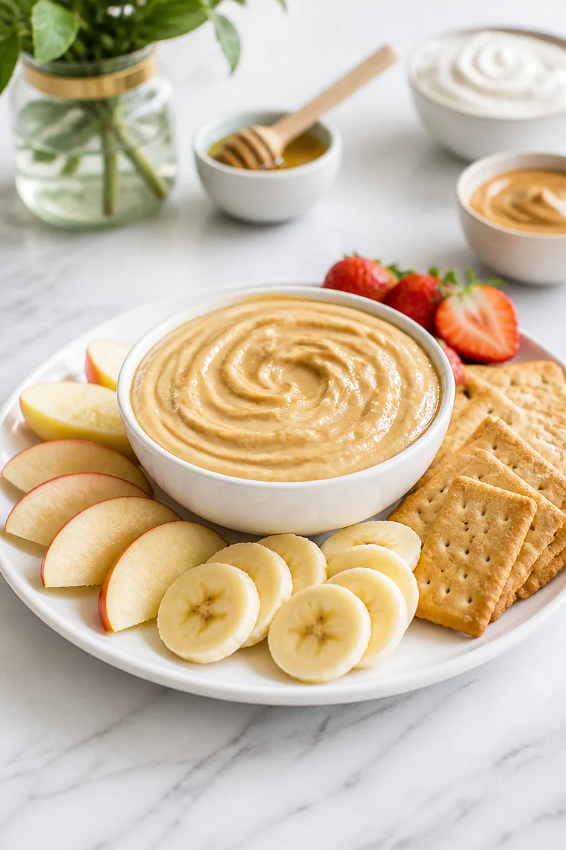 Healthy Greek Yogurt Peanut Butter Dip