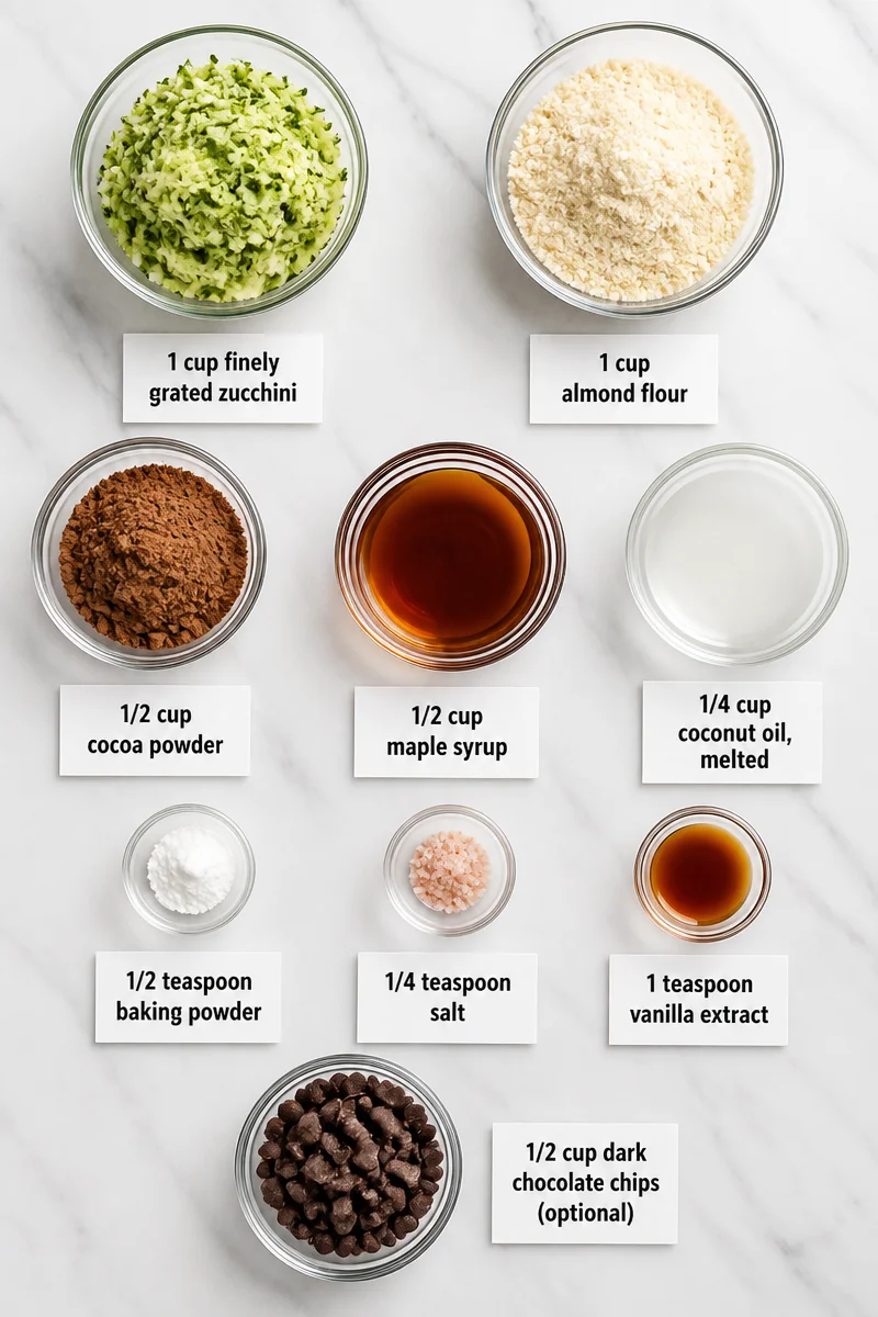 Healthy Hidden Zucchini Fudge Brownies