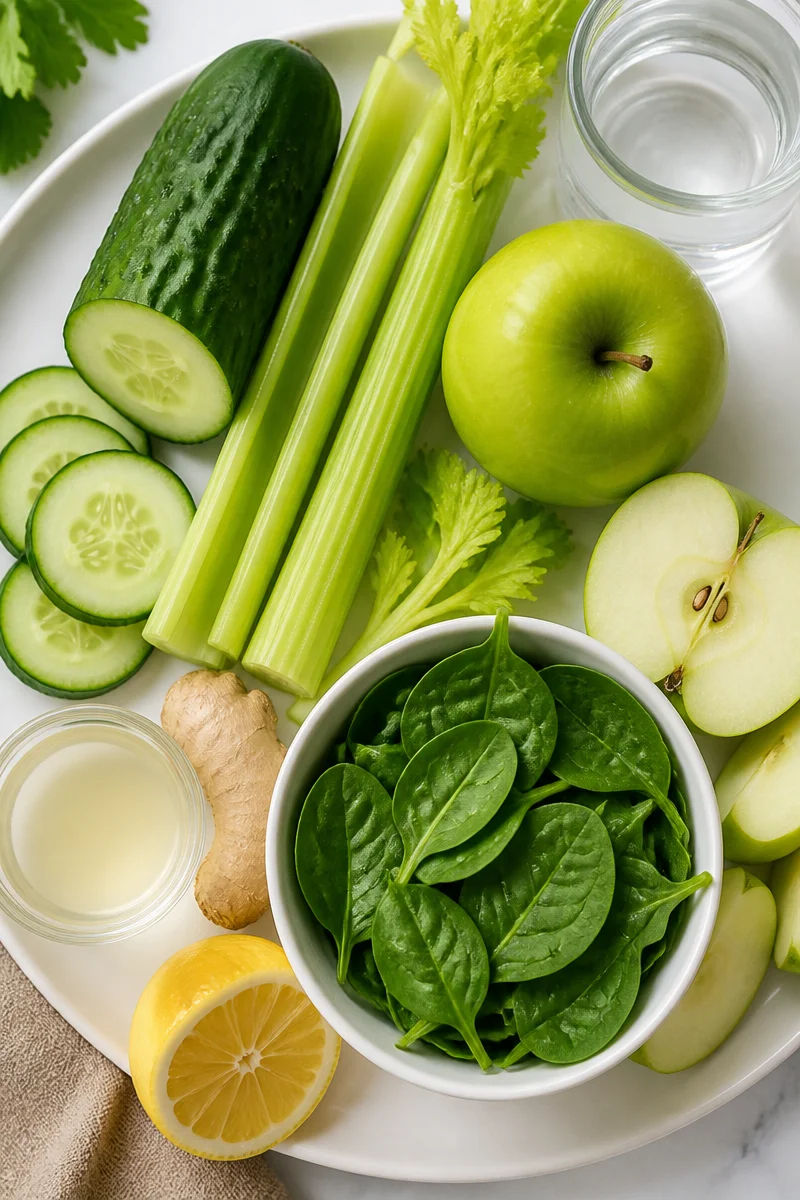 Healthy Morning Glow Green Juice Recipe