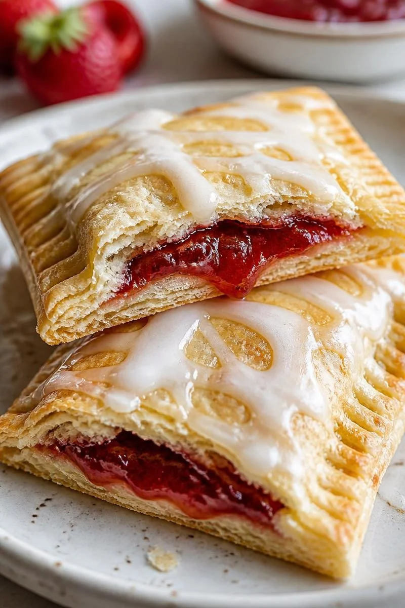 Homemade Strawberry Sourdough Pop Tarts