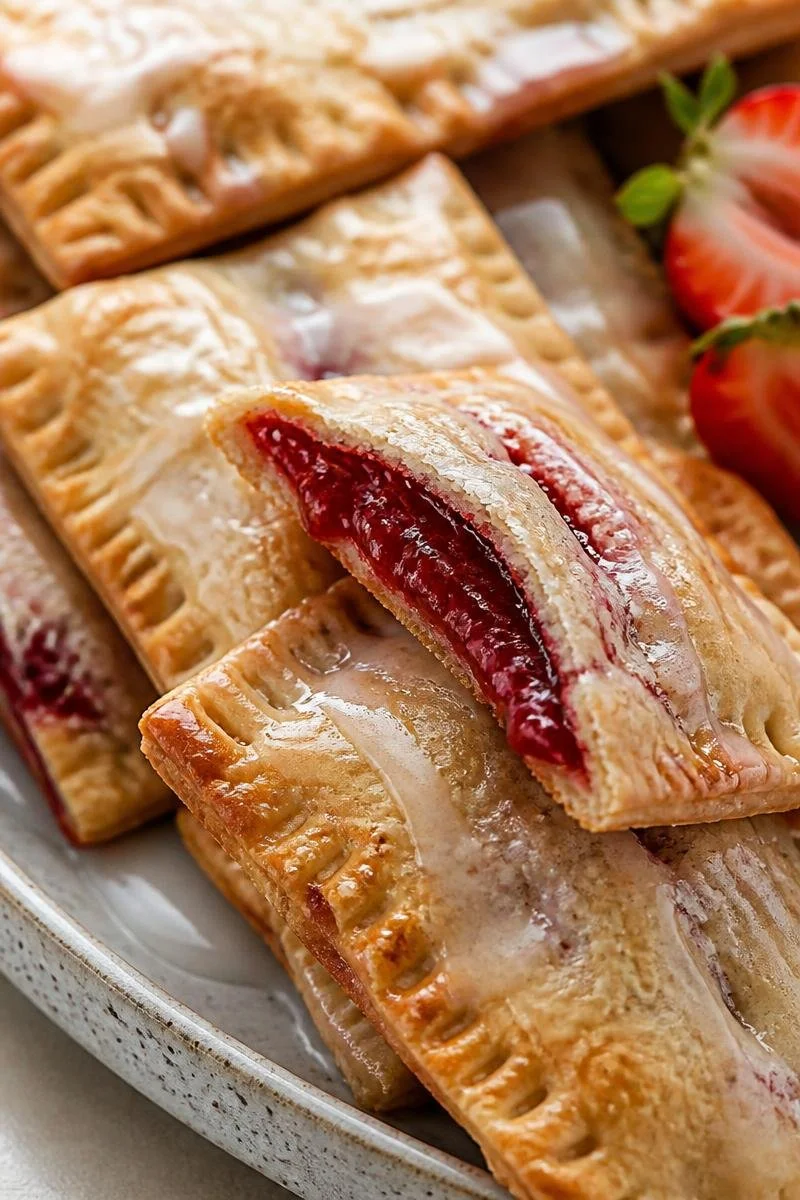 Homemade Strawberry Sourdough Pop Tarts