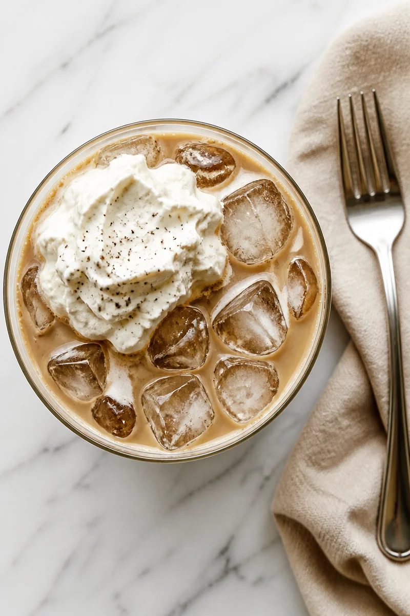 Homemade Vanilla Bean Iced Latte Recipe
