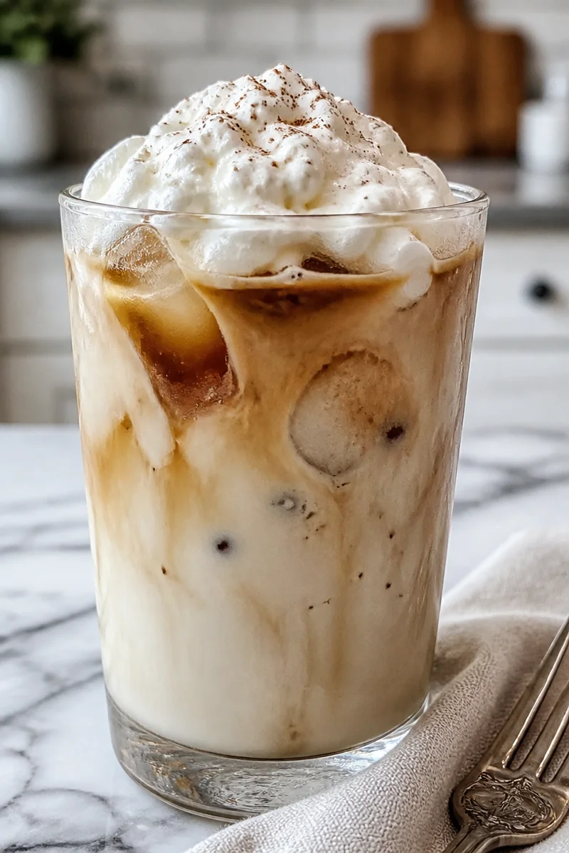 Homemade Vanilla Bean Iced Latte Recipe