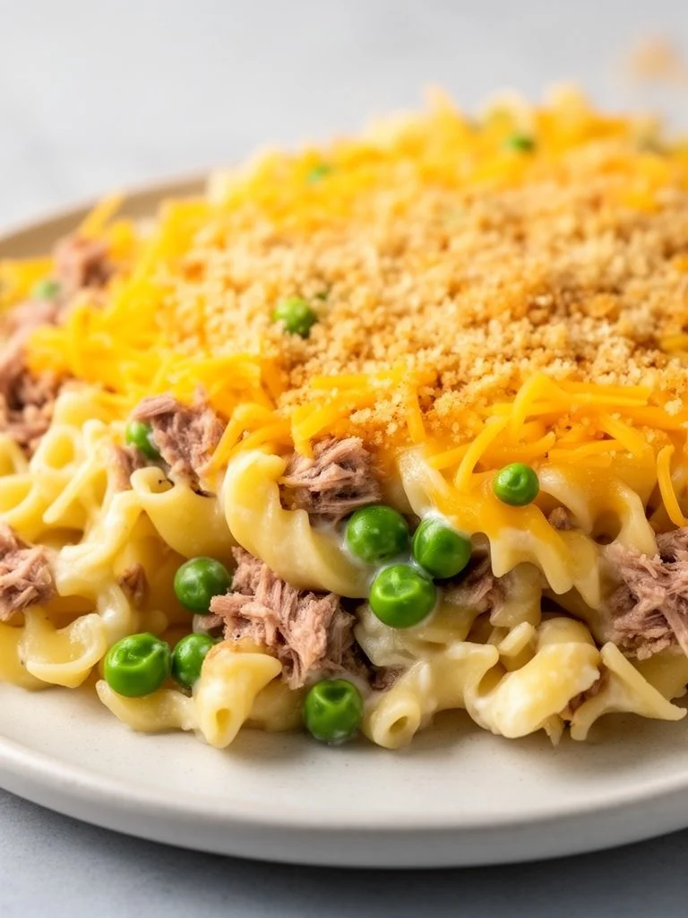 Homestyle Cheesy Tuna Casserole