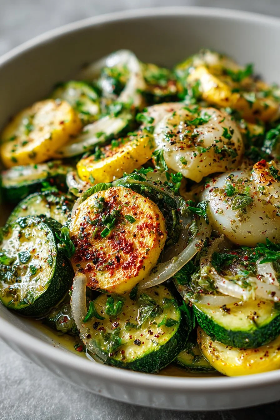 Homestyle Herb and Onion Summer Squash