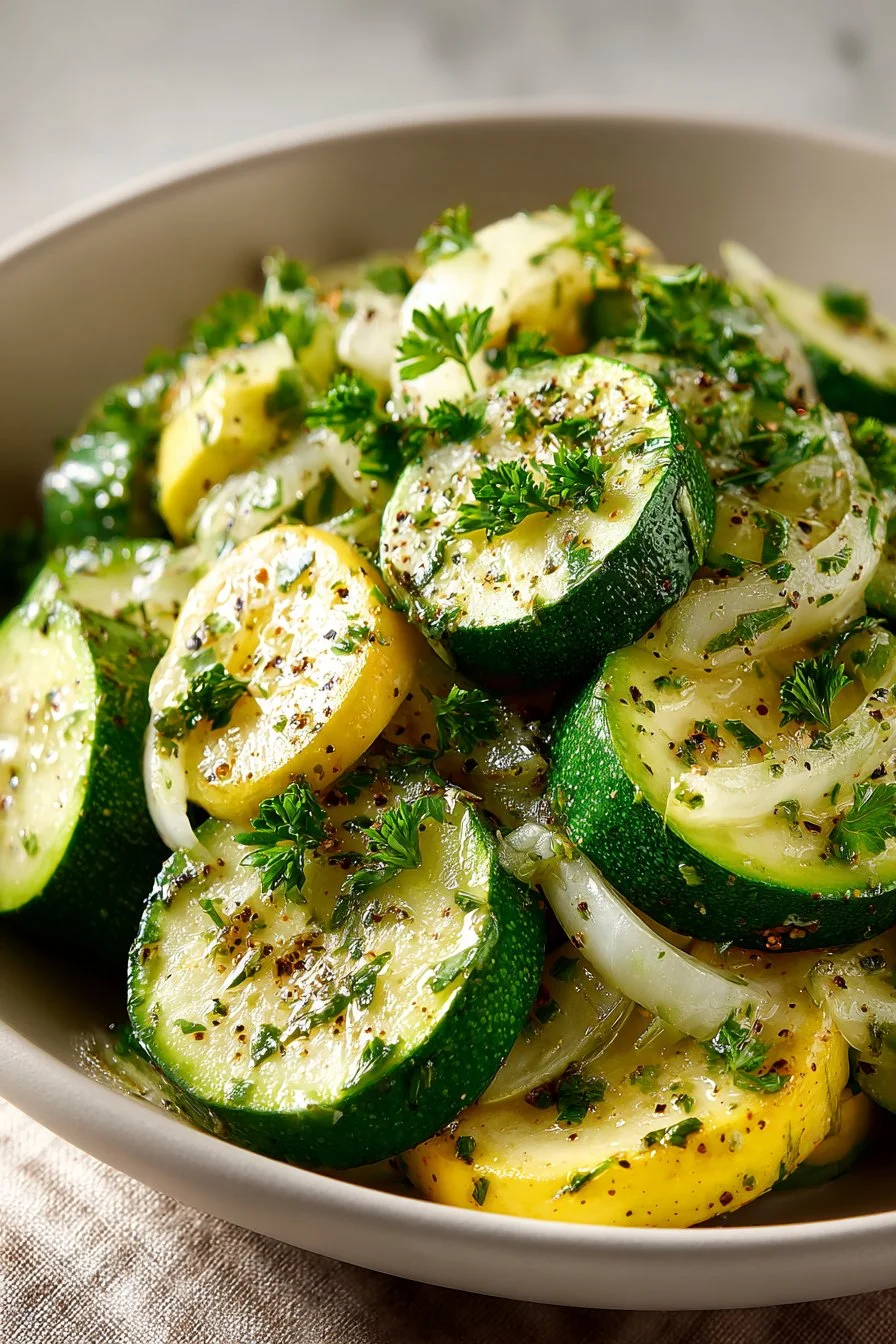 Homestyle Herb and Onion Summer Squash
