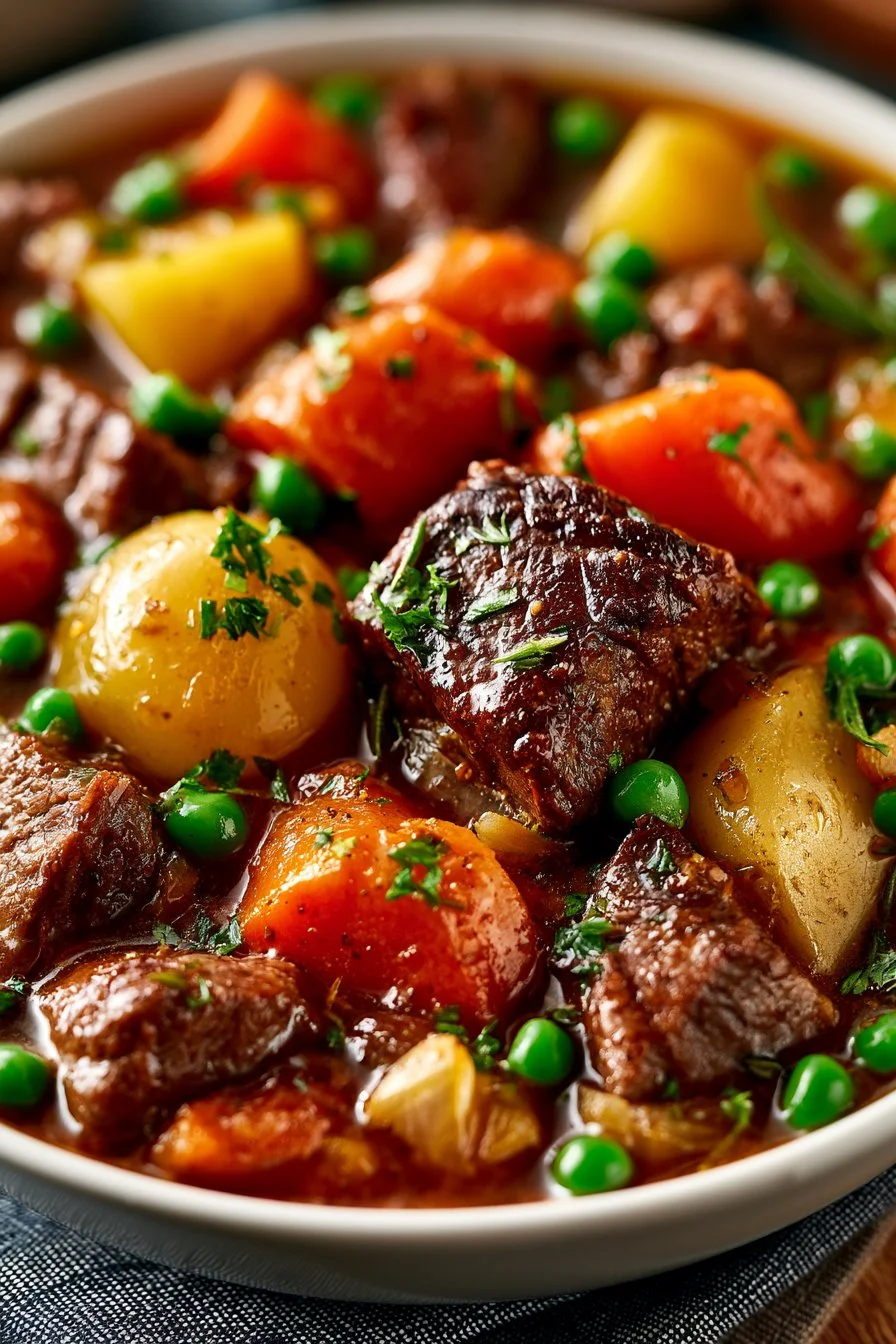 Homestyle Root Vegetable Beef Stew Recipe