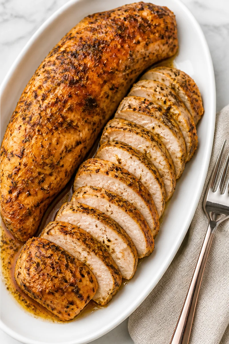 Juicy Air Fryer Turkey Breast Tenderloin