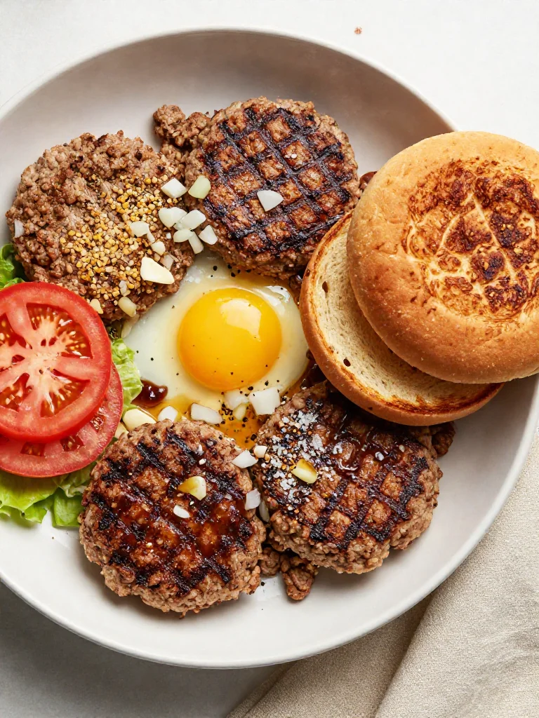 Juicy Backyard Grilled Turkey Burger