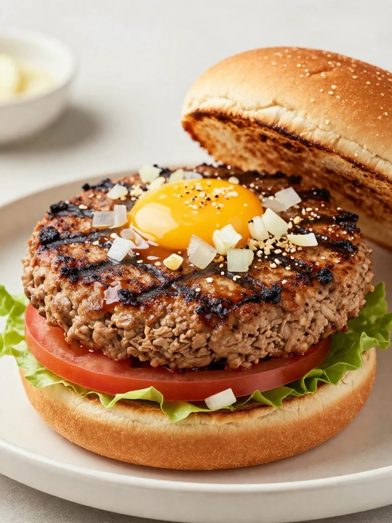 Juicy Backyard Grilled Turkey Burger