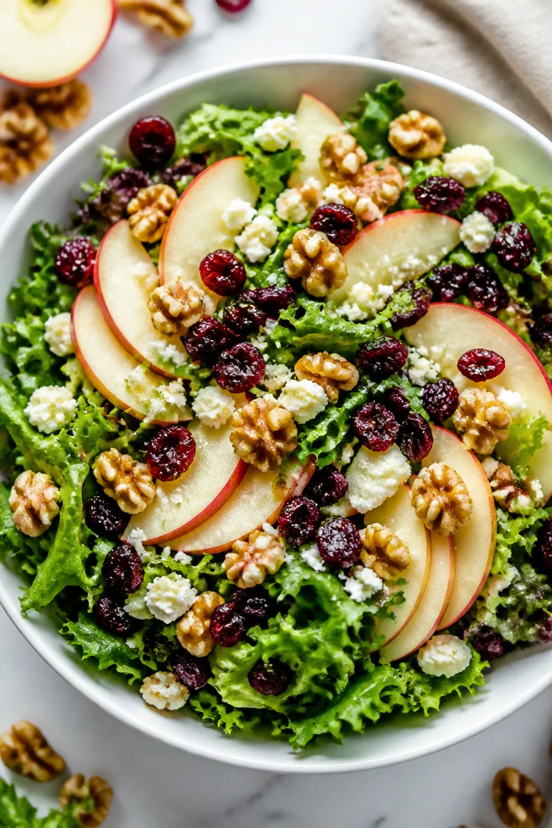 Late Summer Fall Harvest Apple Salad