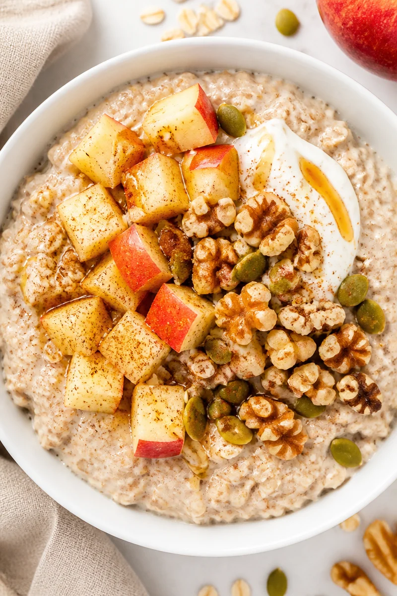 Meal Prep Apple Cinnamon Overnight Oats