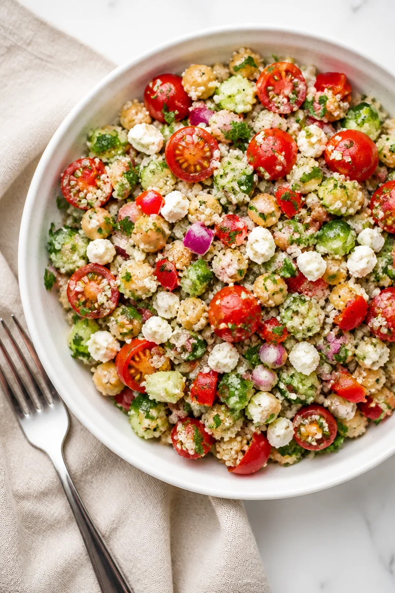 Meal Prep Mason Jar Quinoa Salad Bowl