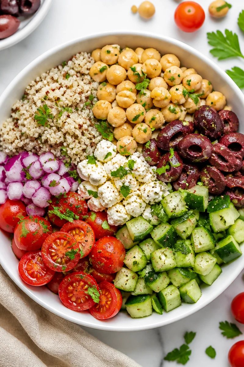 Meal Prep Mediterranean Chickpea Bowl