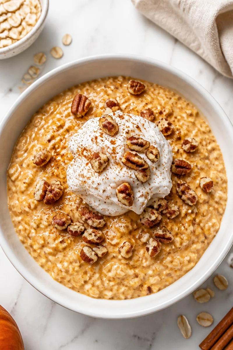 Meal Prep Pumpkin Pie Overnight Oats