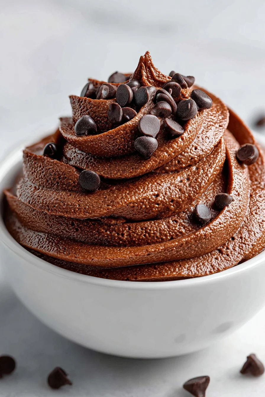 No Bake Edible Brownie Batter Dip