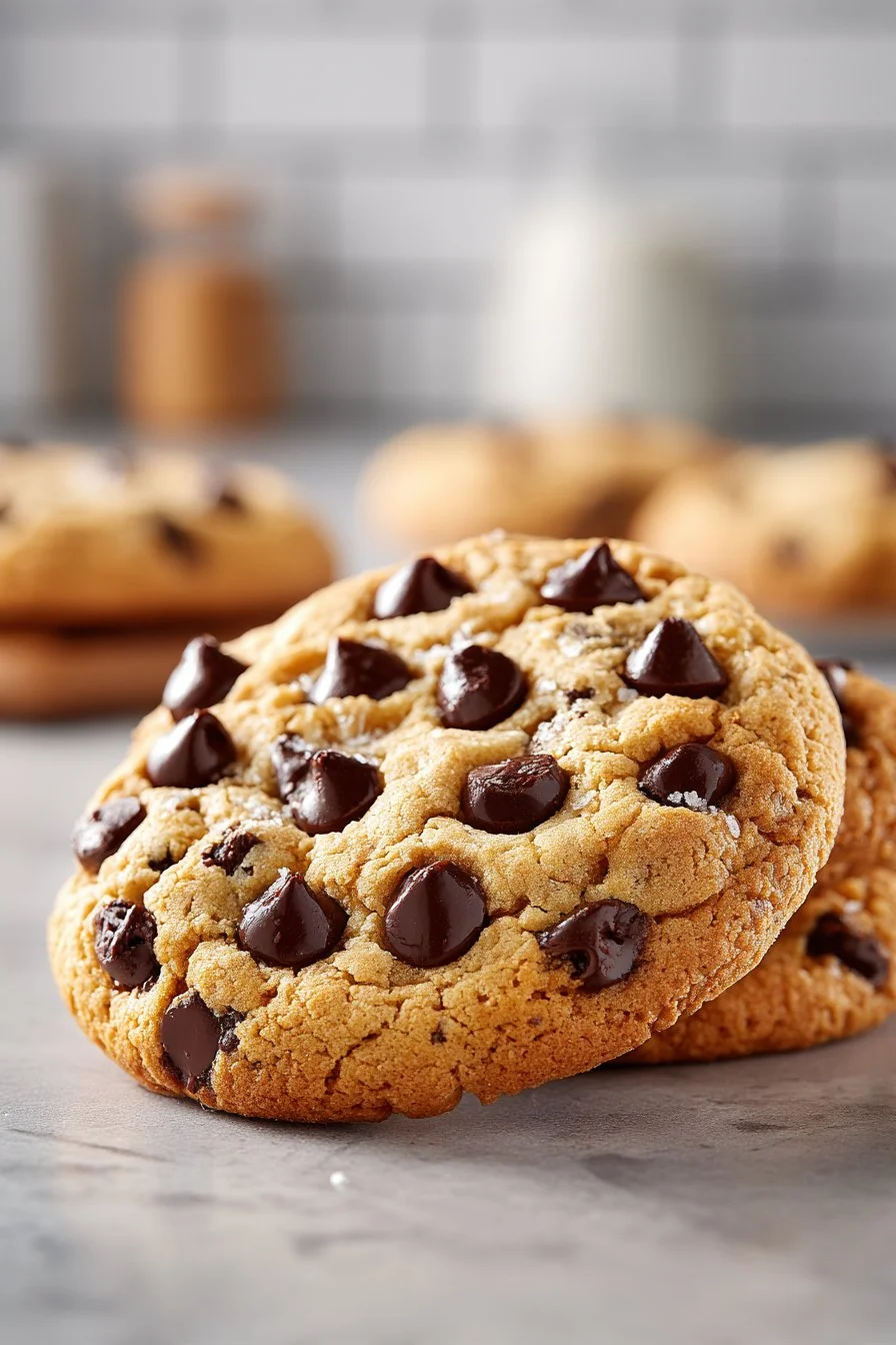 Old Bakery Style Fluffy Chocolate Chip Cookie