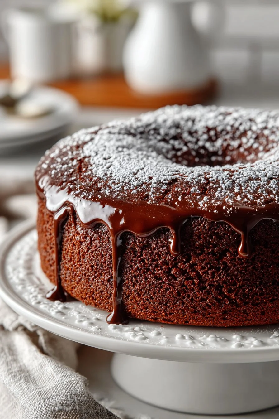 Old Fashioned Sour Cream Chocolate Cake