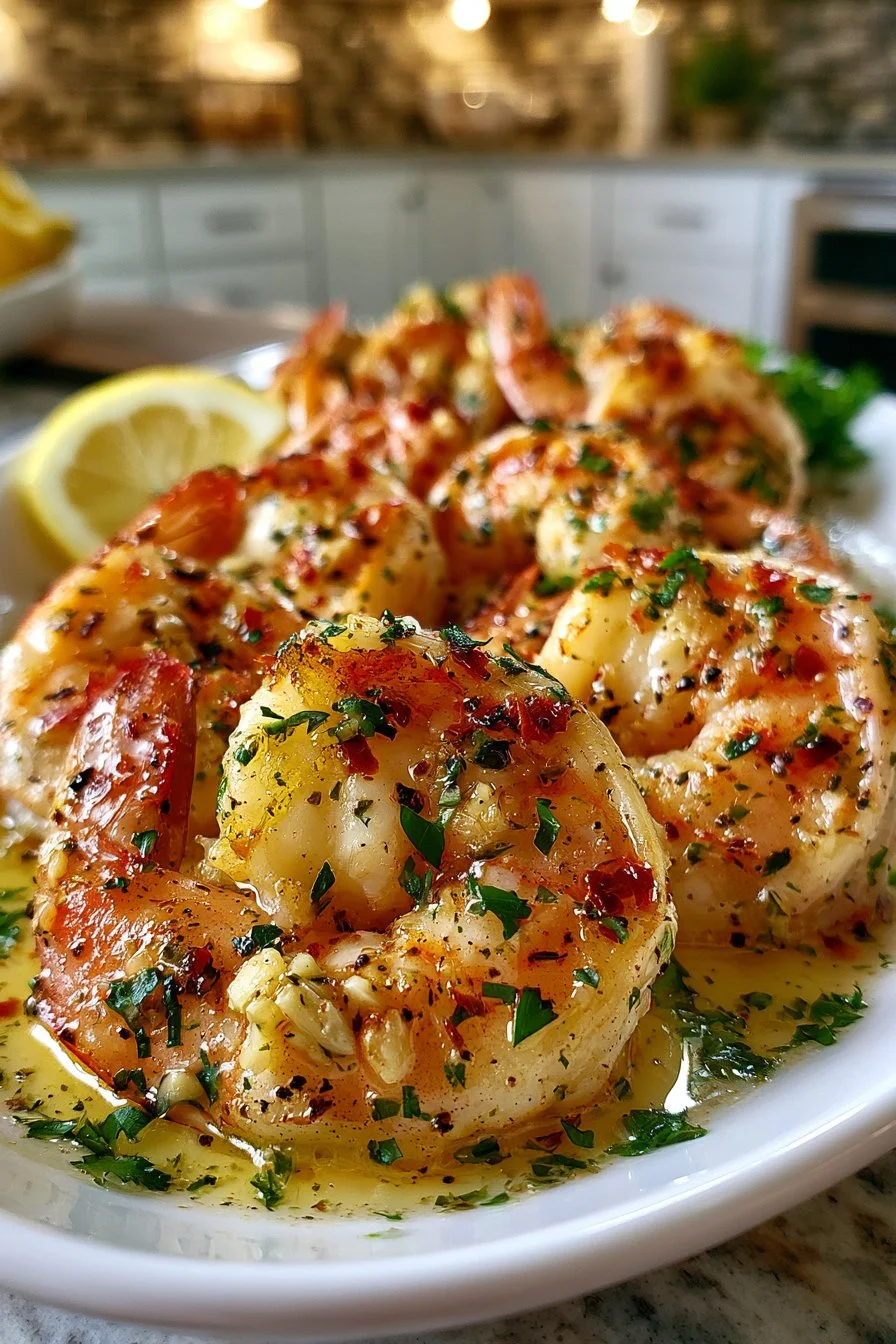 One Pan Garlic Butter Shrimp Recipe for Dinner
