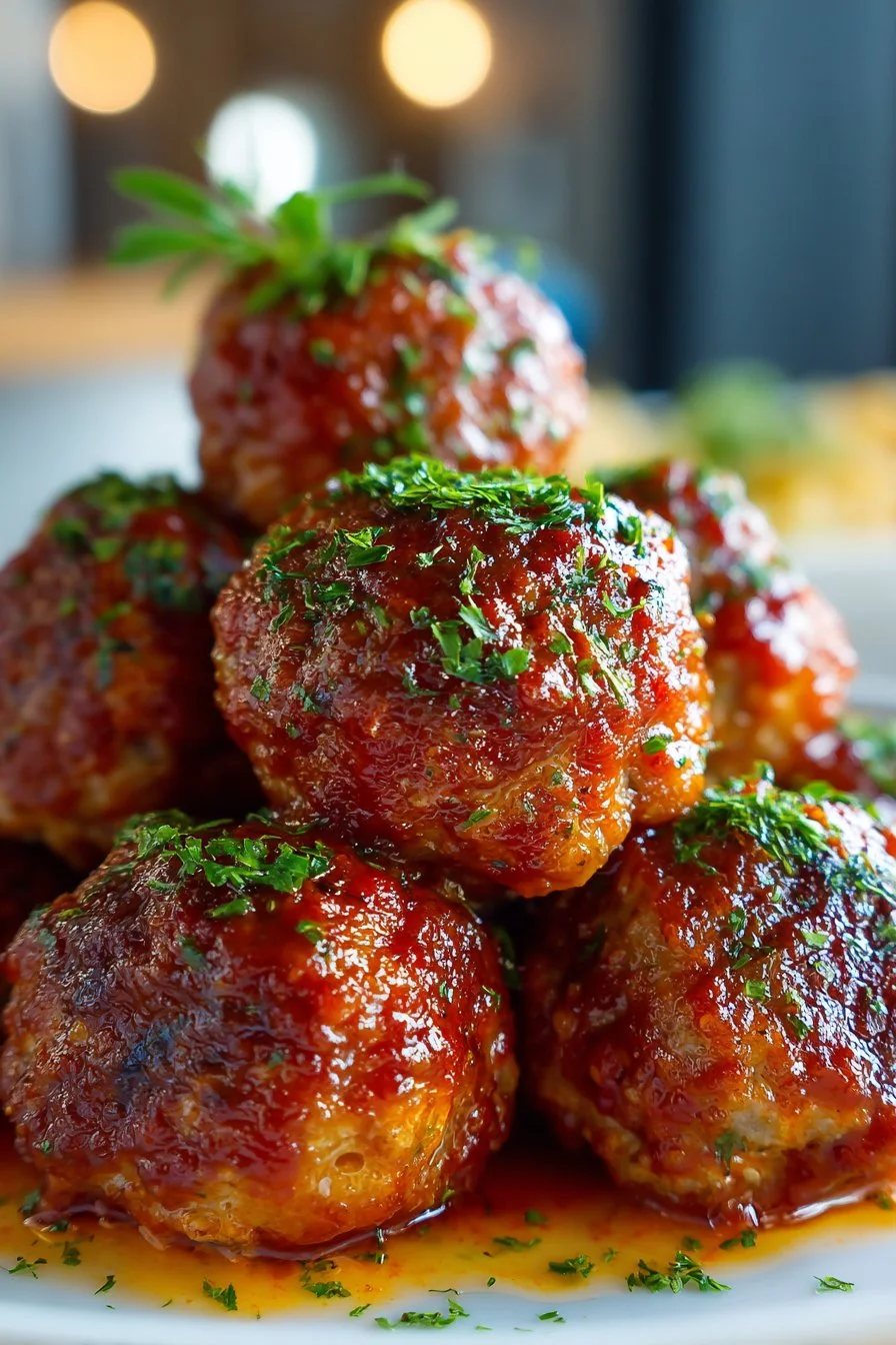 Oven Baked Turkey Meatballs