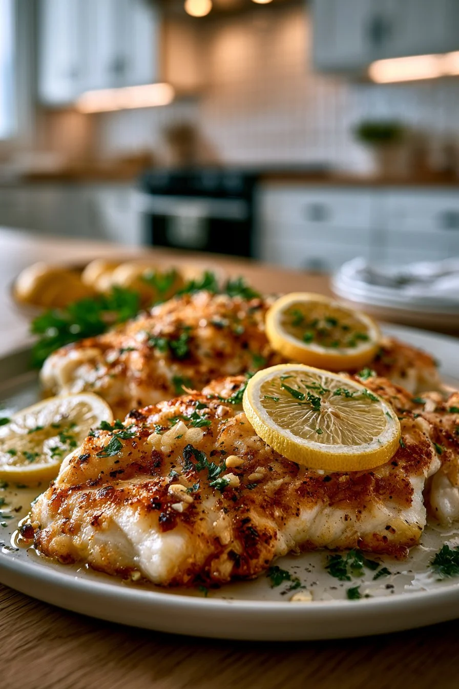 Pan Seared Lemon Red Snapper Filet Recipe