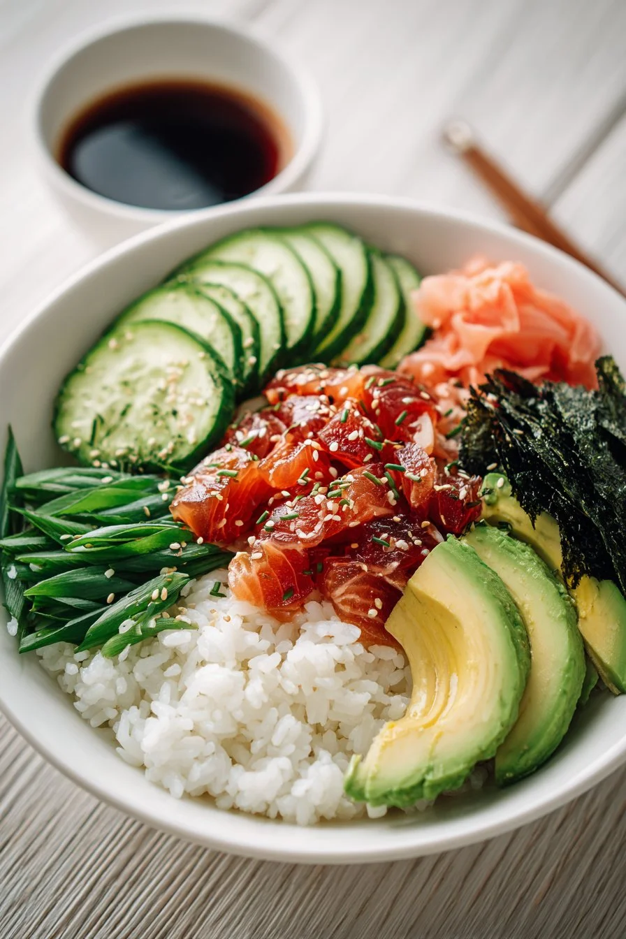 Quick Deconstructed California Sushi Bowl