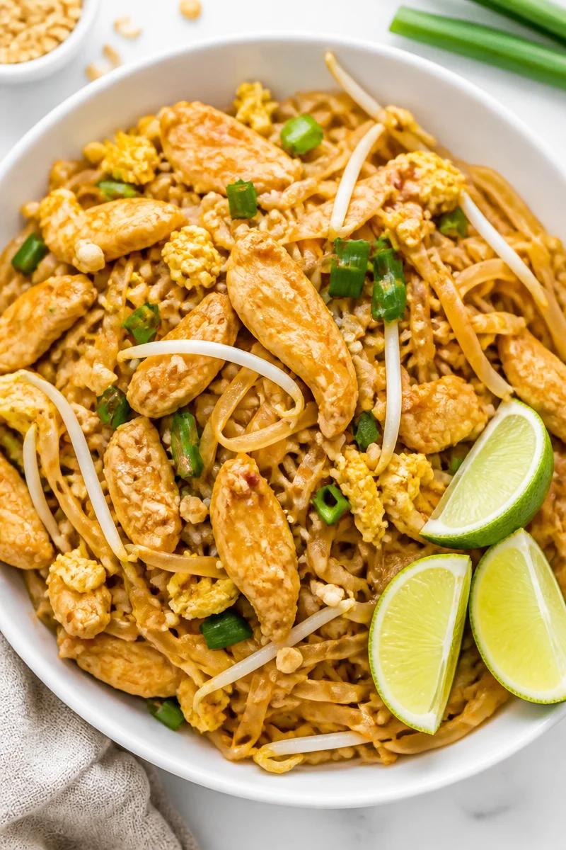 Quick Weeknight Chicken Pad Thai Recipe