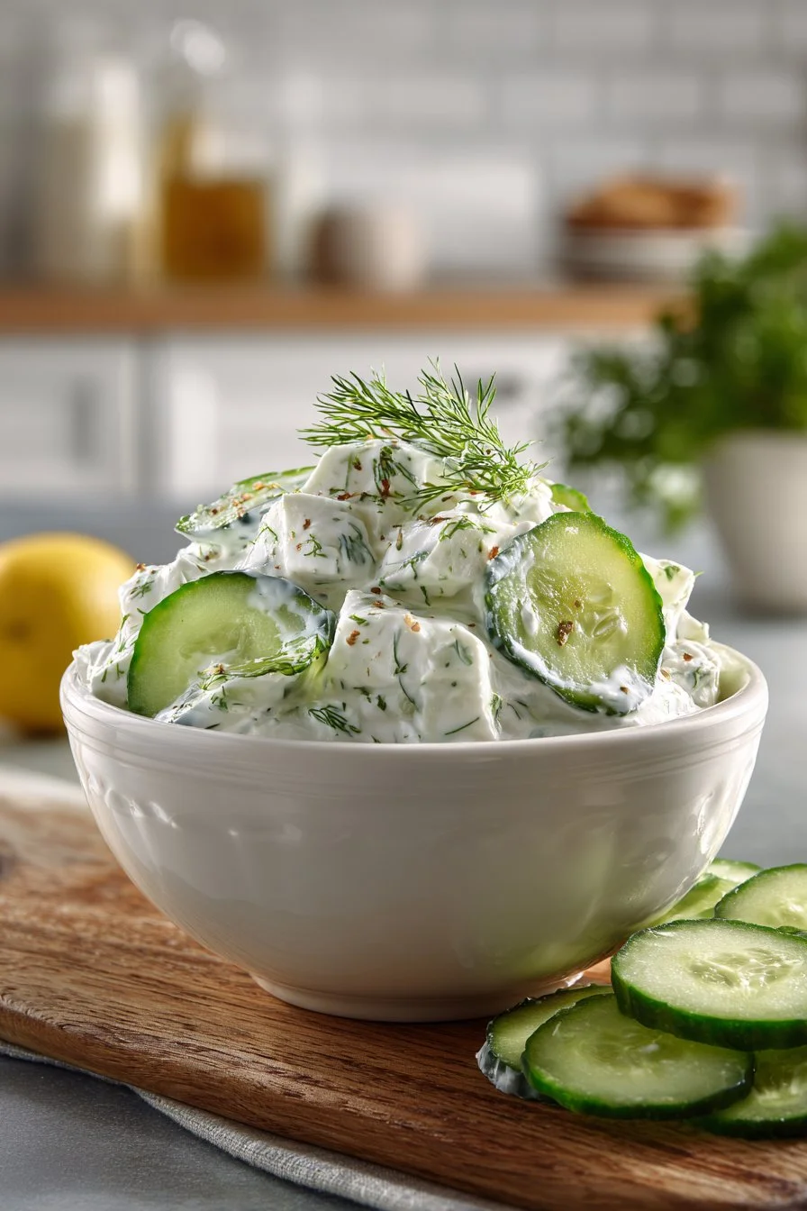 Refreshing Dill and Creamy Cucumber Dip