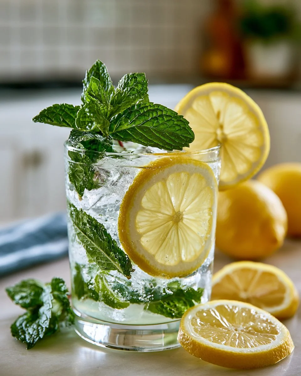 Refreshing Mint Lemonade Summer Drink