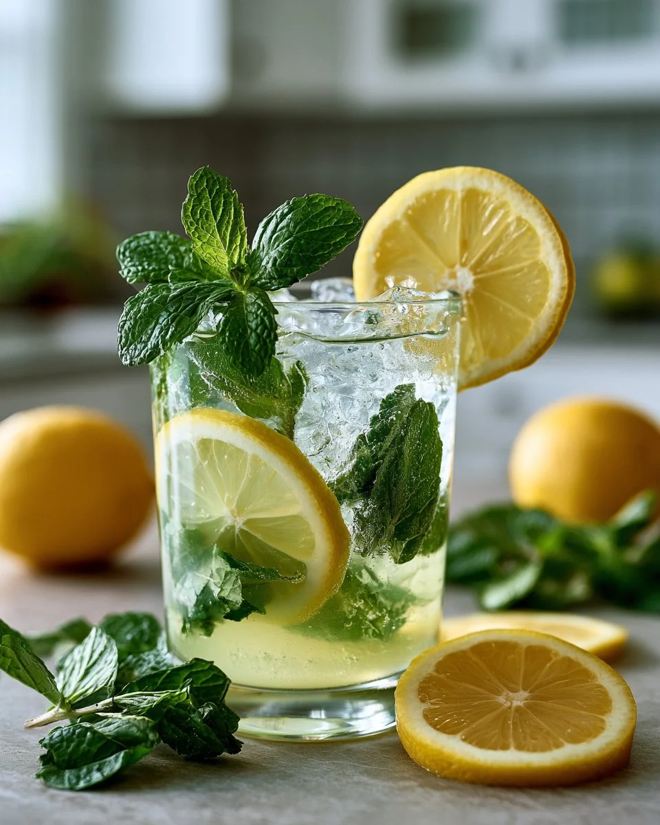 Refreshing Mint Lemonade Summer Drink