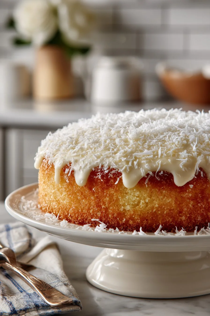 Rich Buttermilk Vanilla White Chocolate Cake