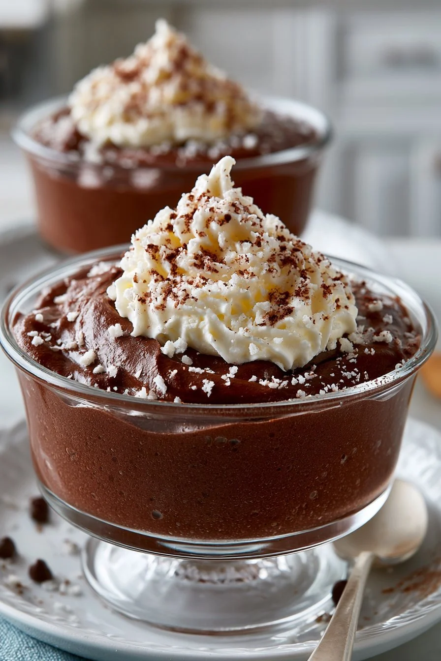 Rich Old Fashioned Dark Chocolate Pudding