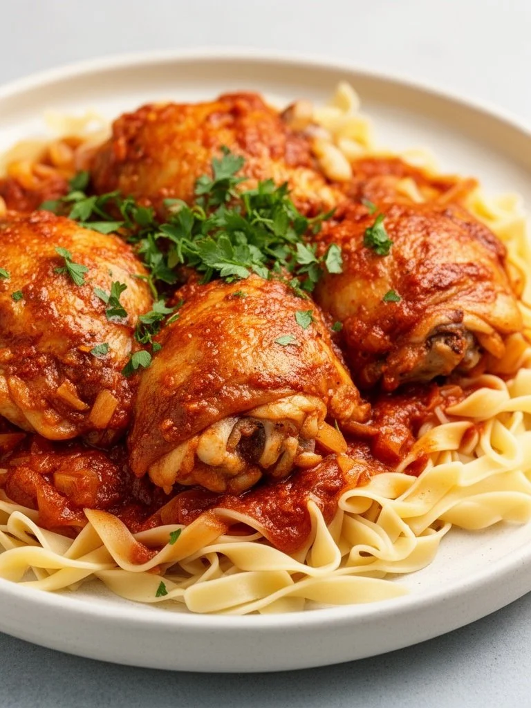 Slow Cooker Chicken Paprikash