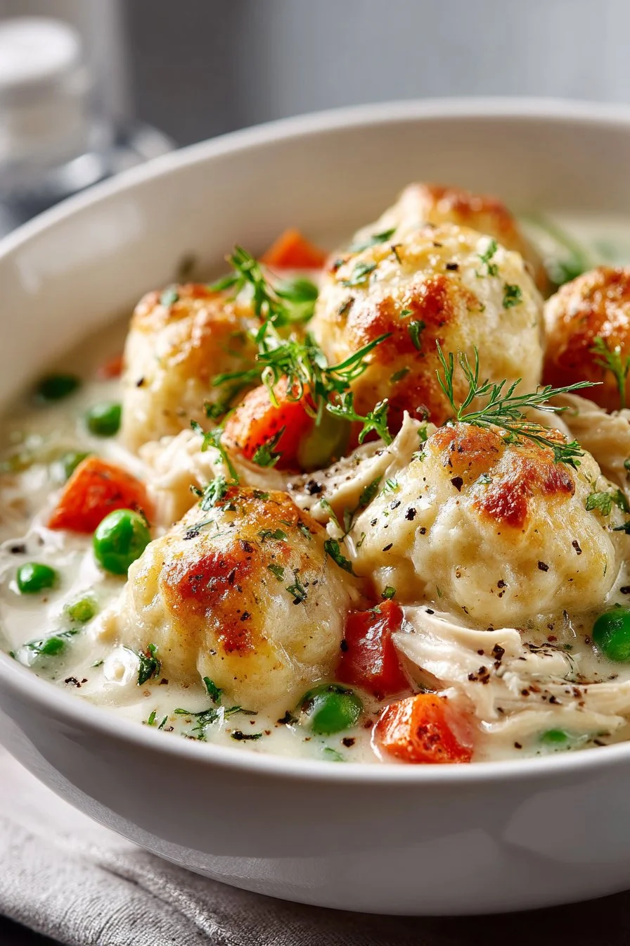 Slow Cooker Creamy Chicken Dumpling