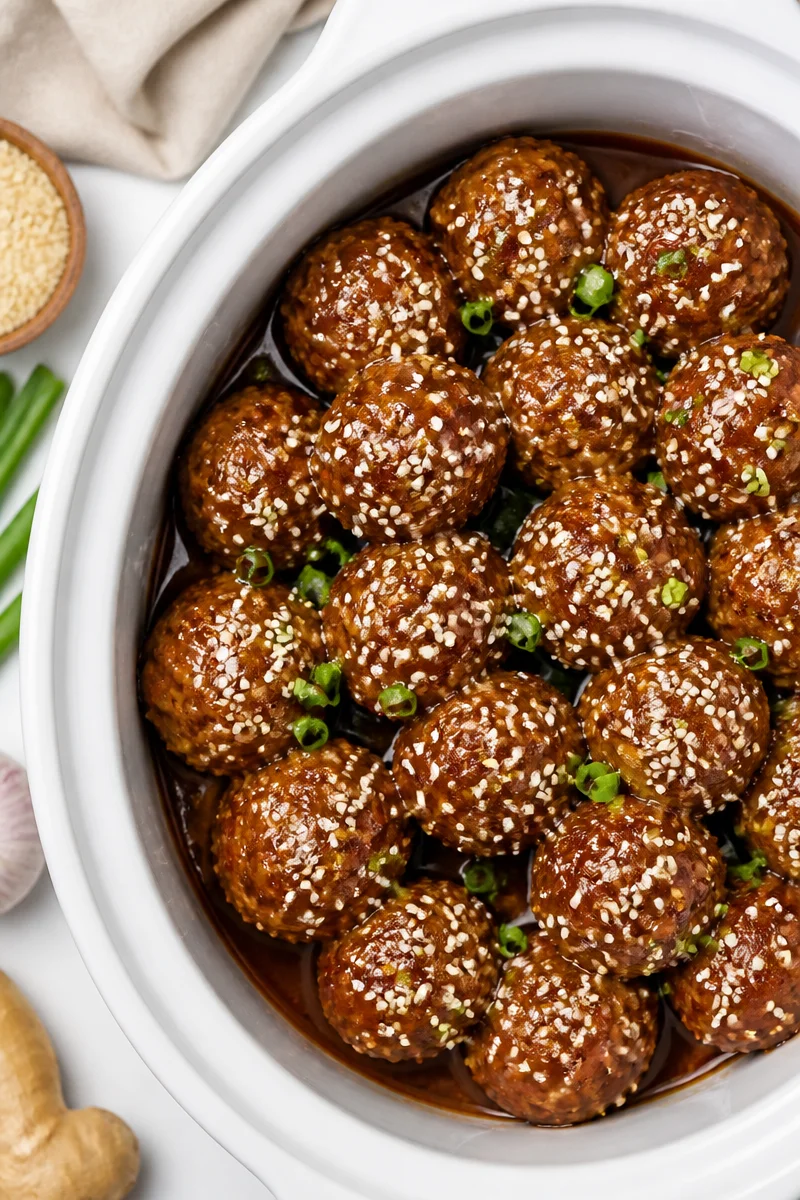 Slow Cooker Honey Garlic Meatball Recipe