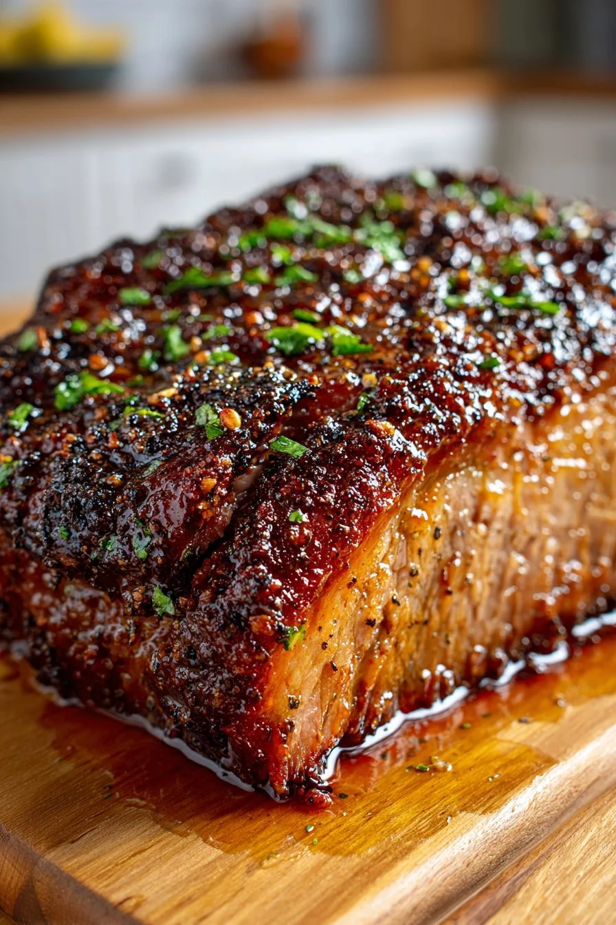 Smoked Beef Brisket for 4th of July Dinner Menu