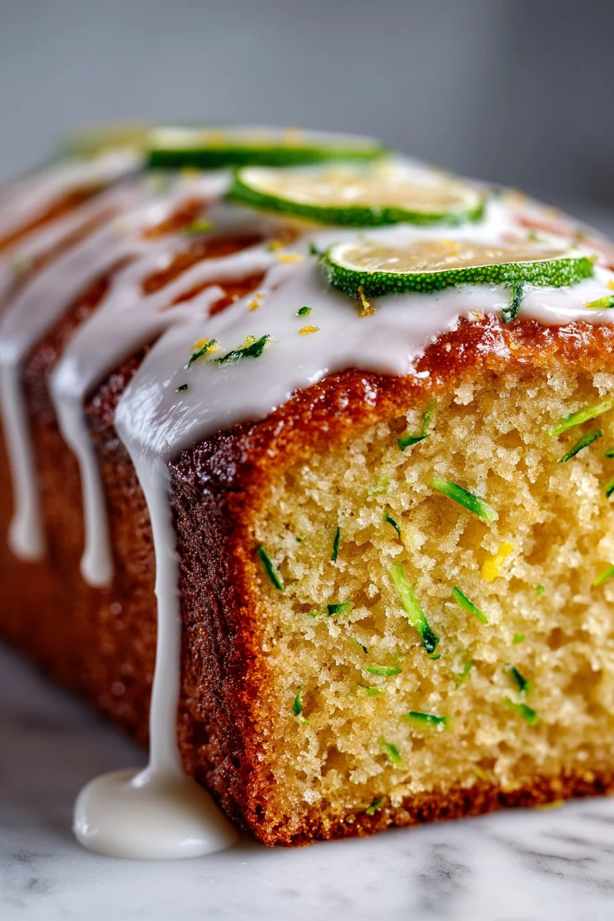 Soft and Fluffy Iced Lemon Zucchini Bread