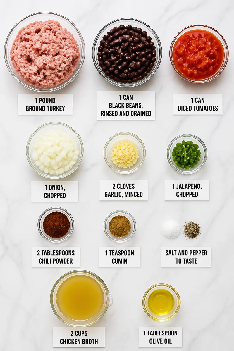 Spicy Turkey And Black Bean Chili Recipe