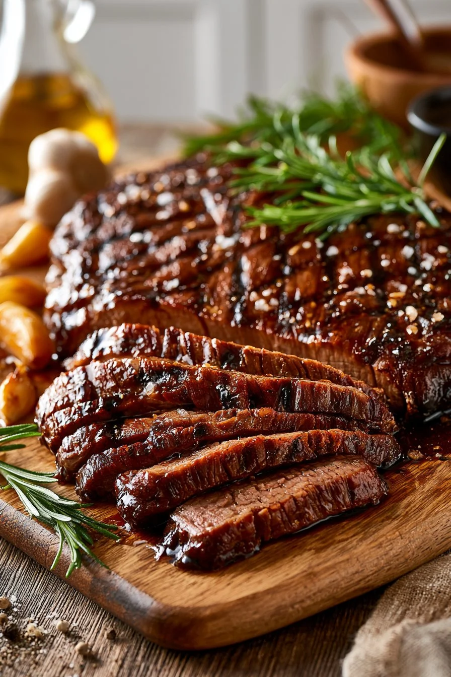 Tender Marinated Flank Steak Recipe