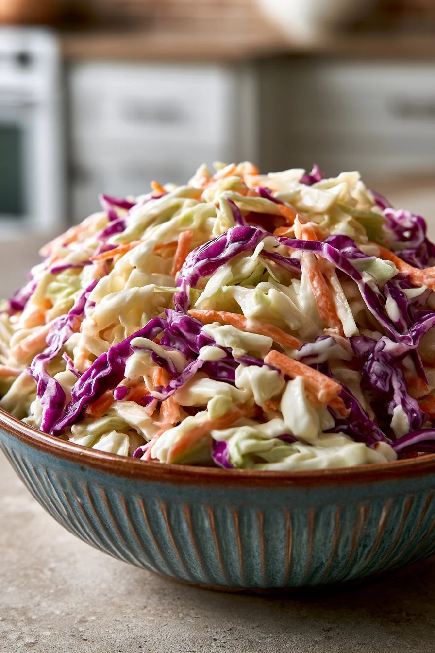 Traditional Creamy Homestyle Coleslaw Recipe
