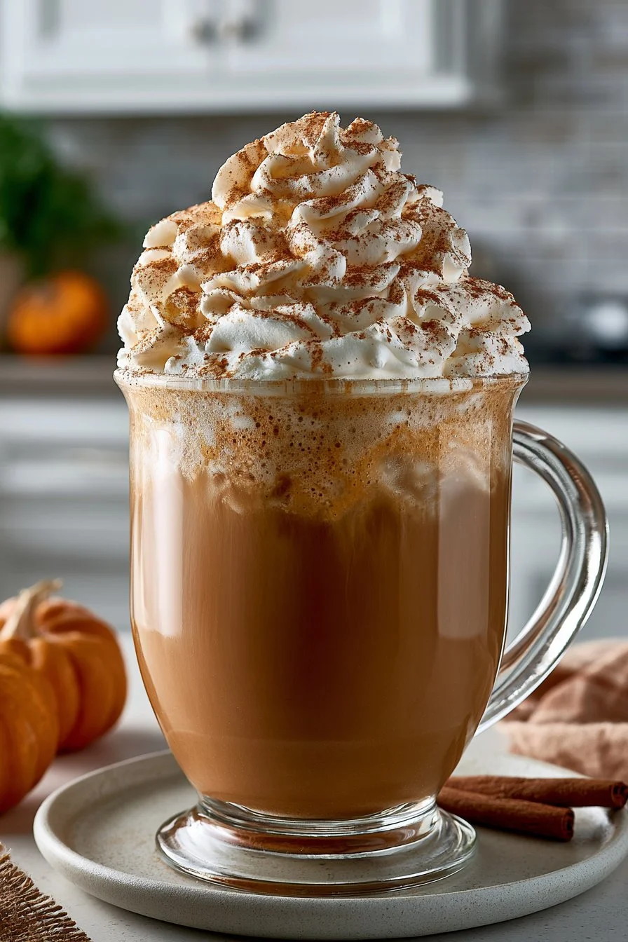 Warm Crockpot Pumpkin Spice Latte